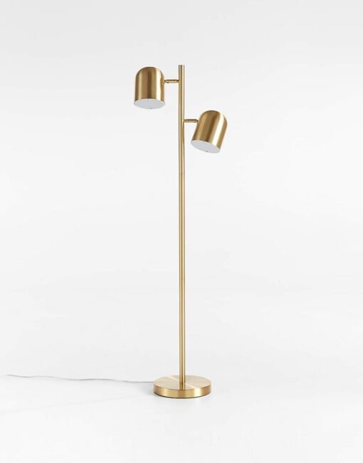 Led Adjustable Brass Floor Lamp