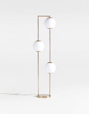 Floor Lamp With Polyester Shade