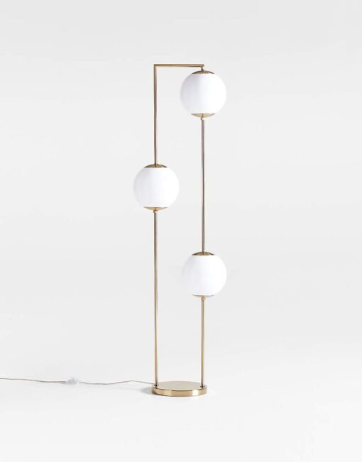 Floor Lamp With Polyester Shade