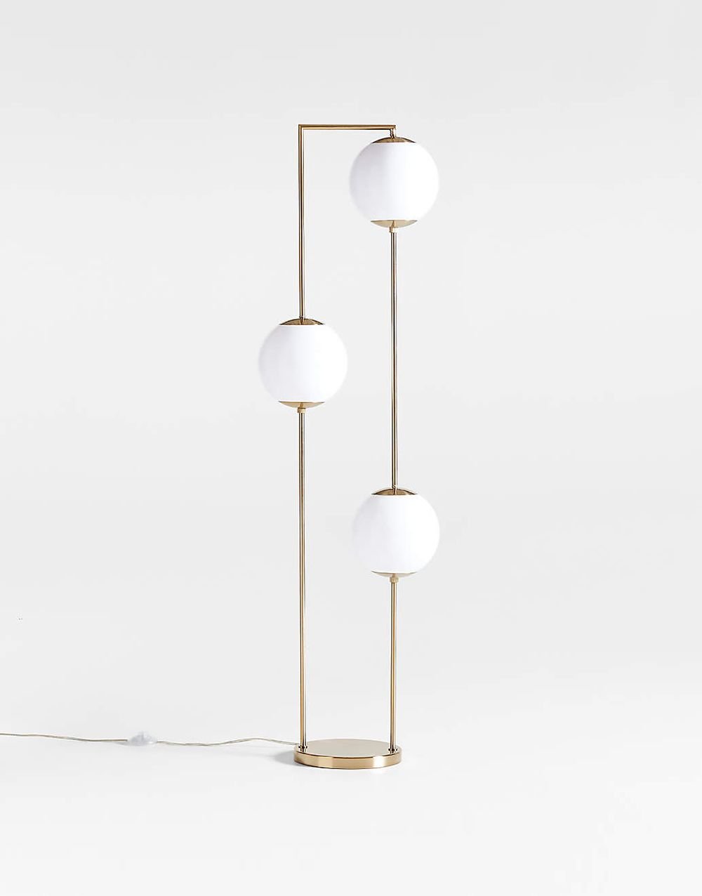 Floor Lamp With Polyester Shade