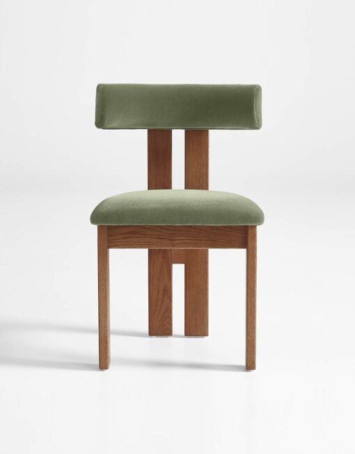 Green Mohair Dining Chair