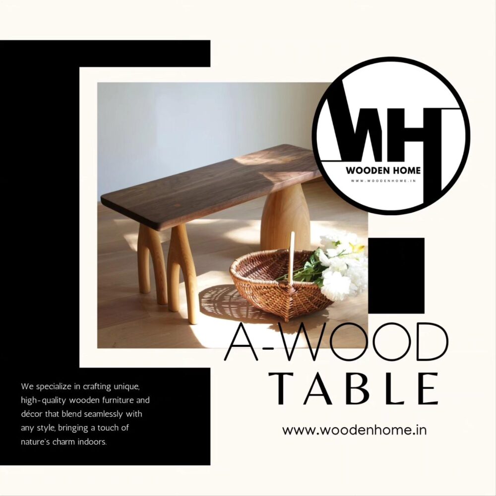 Wooden Home Solid Wood A Table