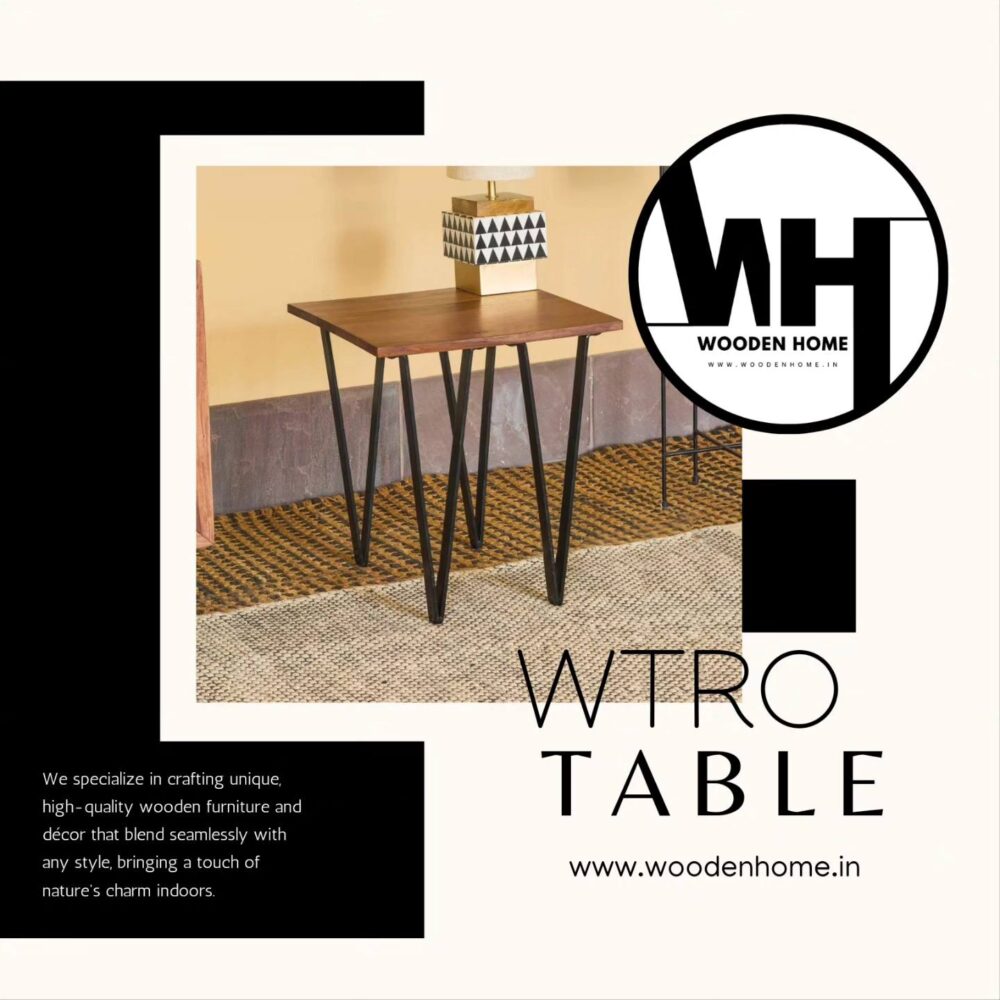 Wooden Home Solid Wood WTRO Table