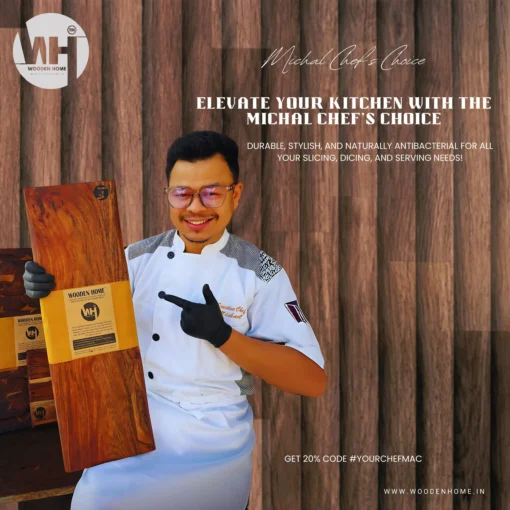 Michal Chef?s Choice Acacia Lambo Cutting Board