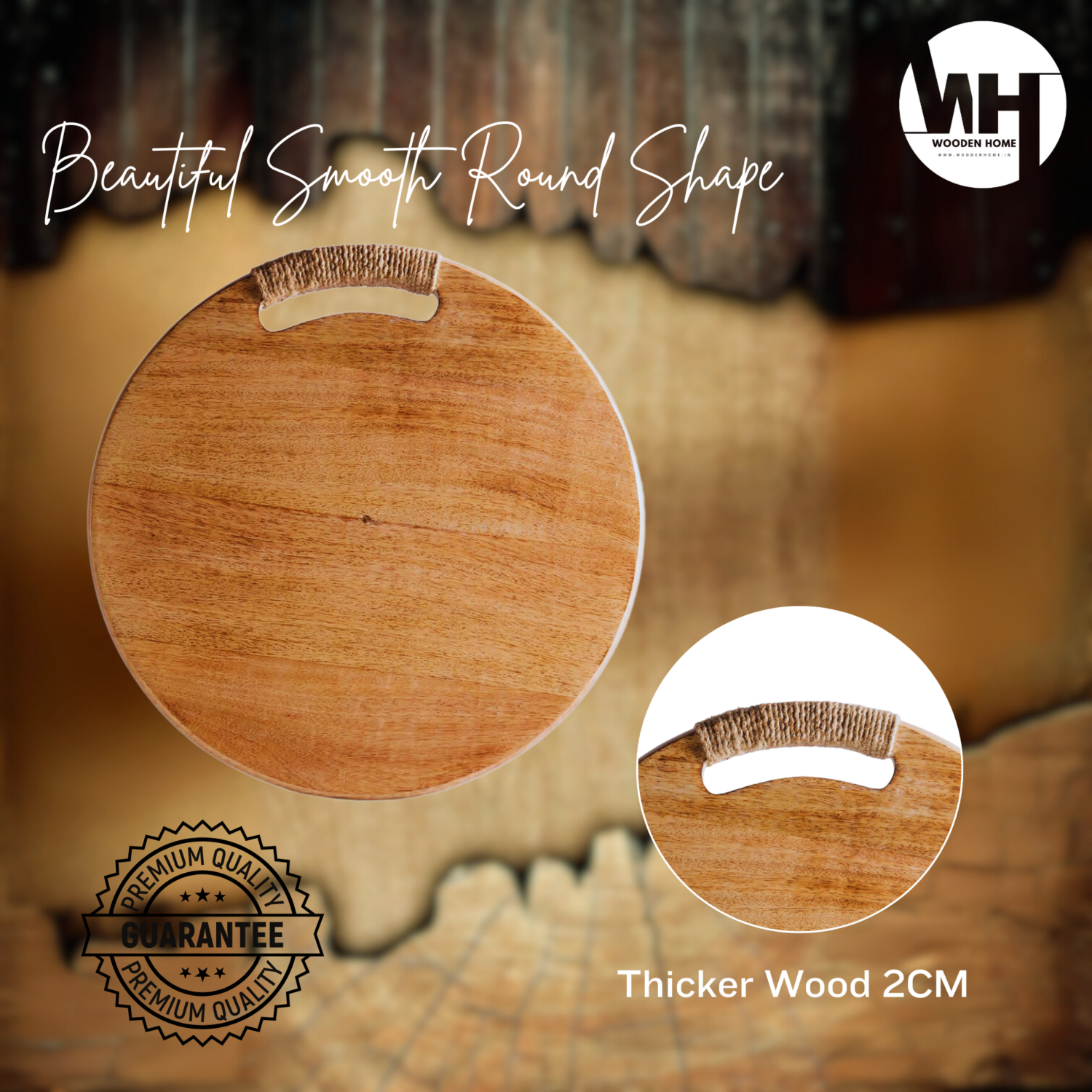 Wooden Home Knife Blade Undamaged 2