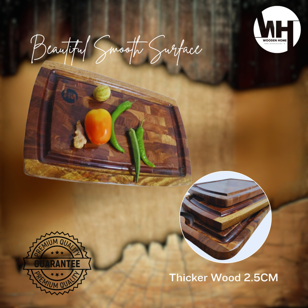 Traditional Solid Wood Natural End Grains Cutting Board