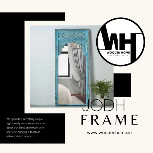 Antique Blue JODHA Frame By Wooden Home