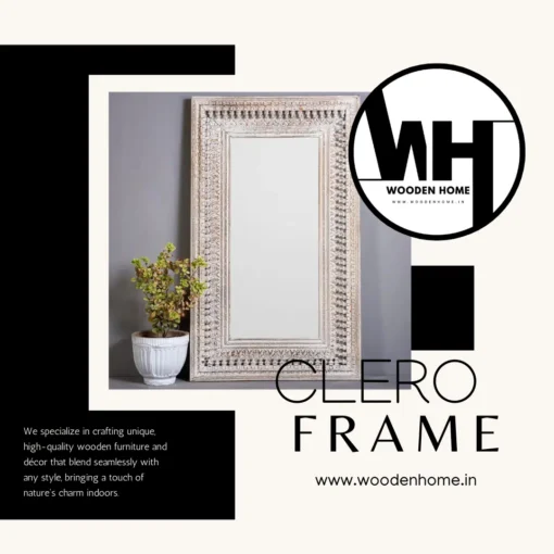 Clero Vintage White Frame By Wooden Home