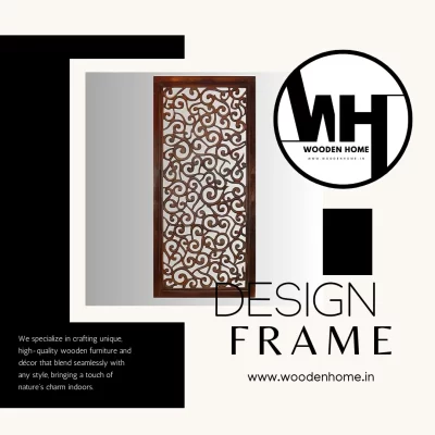 Vintage Design Frame By Wooden Home