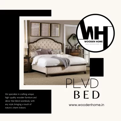 Premium PLVD Bed by Wooden Home