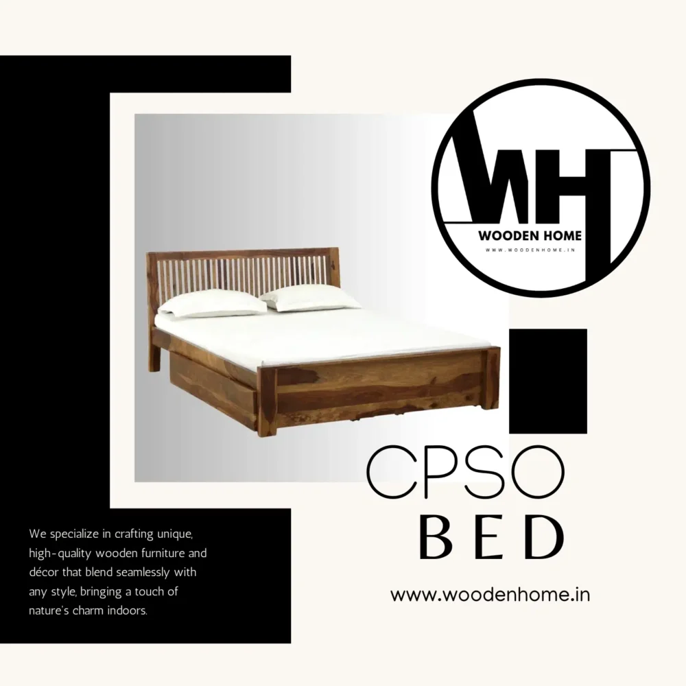 Solid Wood Cpso Bed by Wooden Home