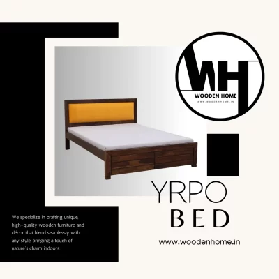 Solid Wood Yrpo Bed by Wooden Home