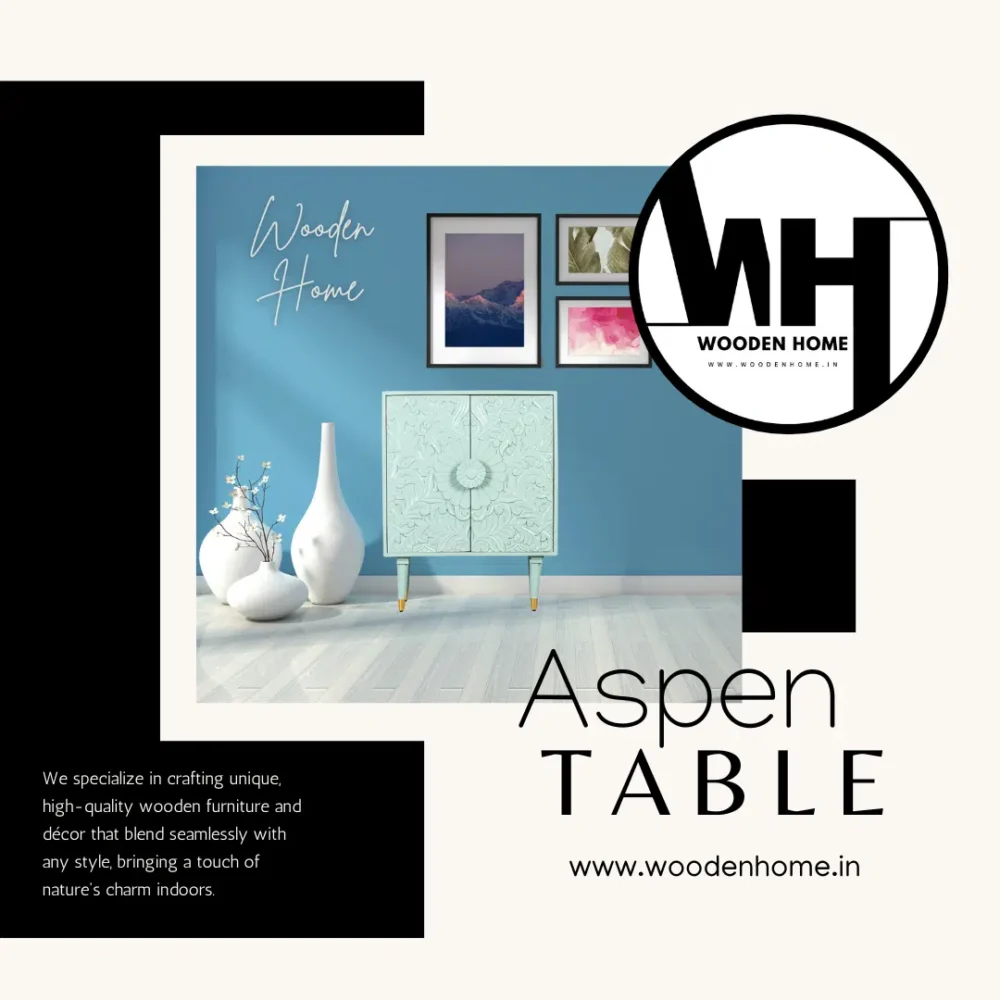 ASPEN Side Table By Wooden Home