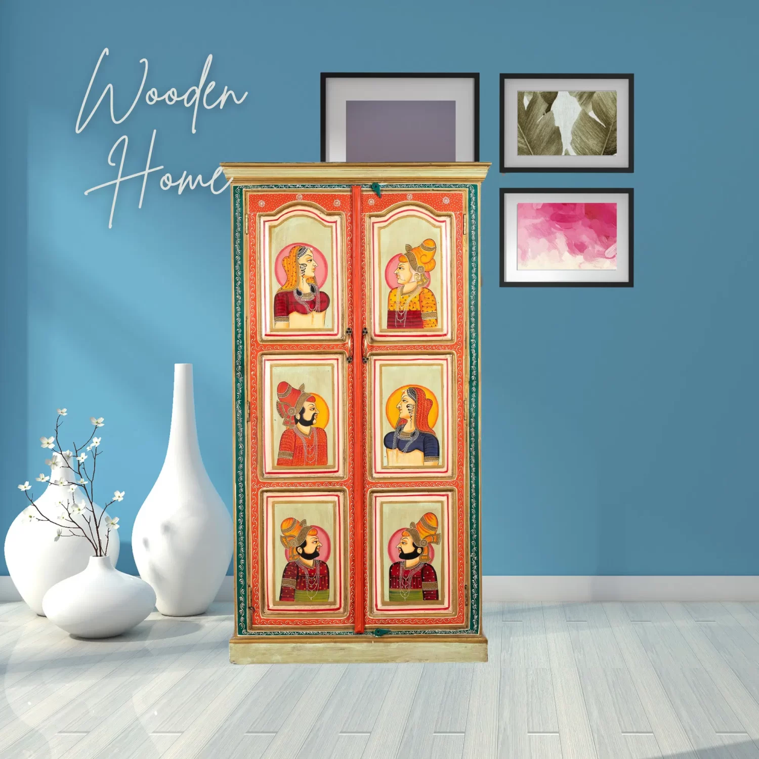 Wooden Home Hand Painted Punx Almira By Wooden Home 3