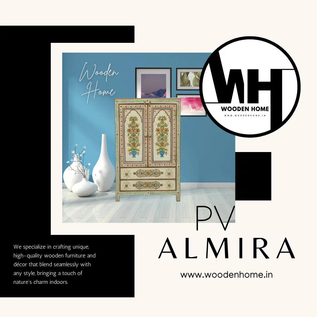 Wooden Home Hand Painted Pv Almira By Wooden Home 1