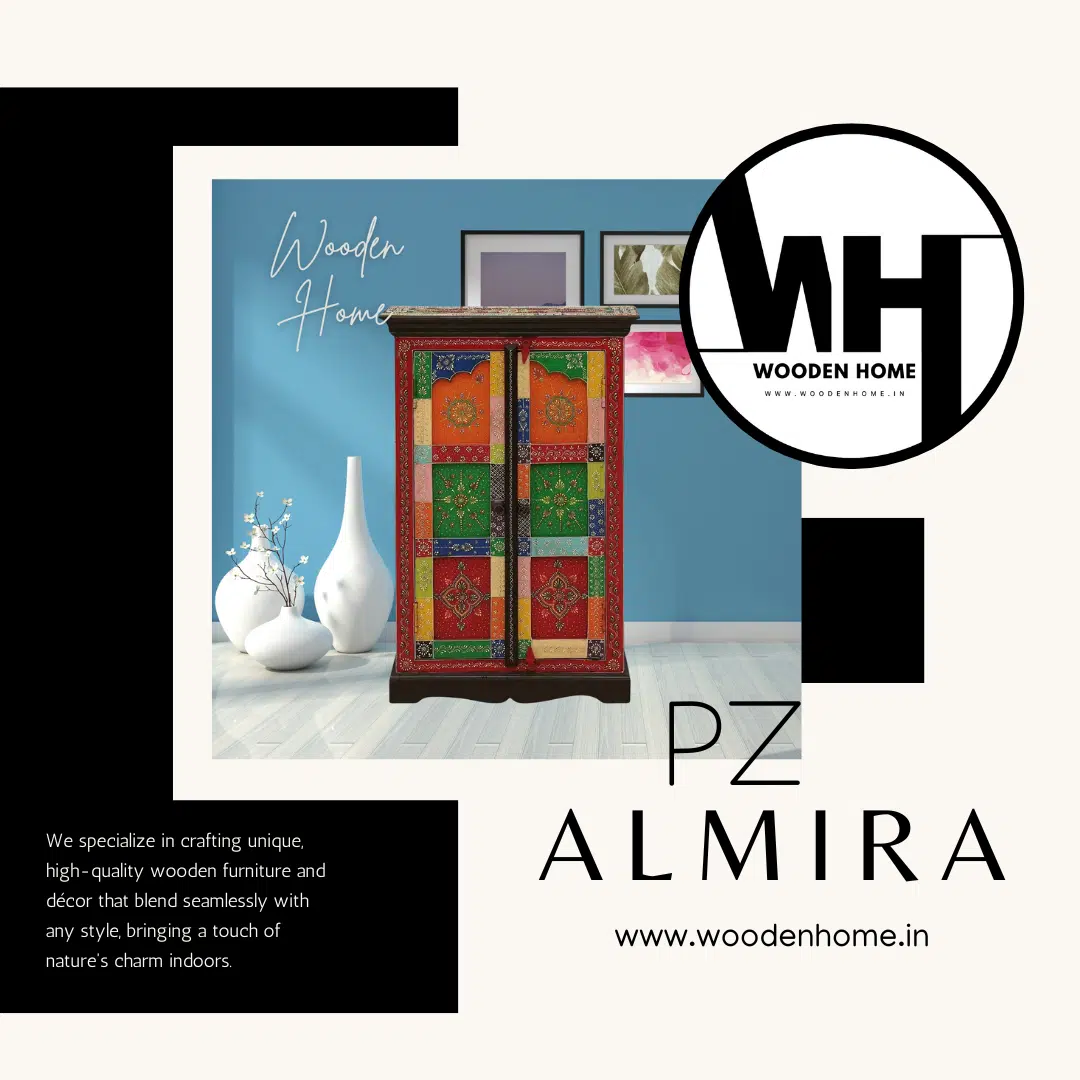 Wooden Home Hand Painted Pz Almira By Wooden Home 1