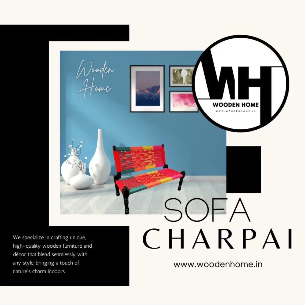 Rope SOFA Charpai By Wooden Home