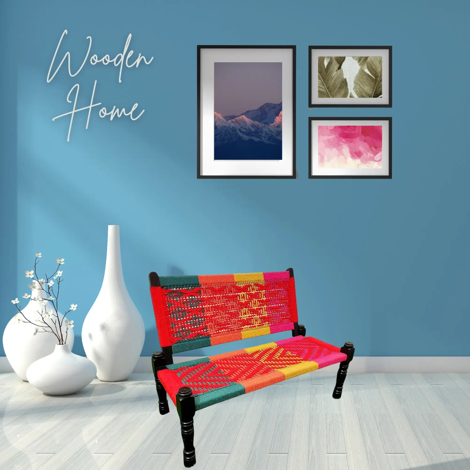 Wooden Home Rope Sofa Charpai By Wooden Home 6