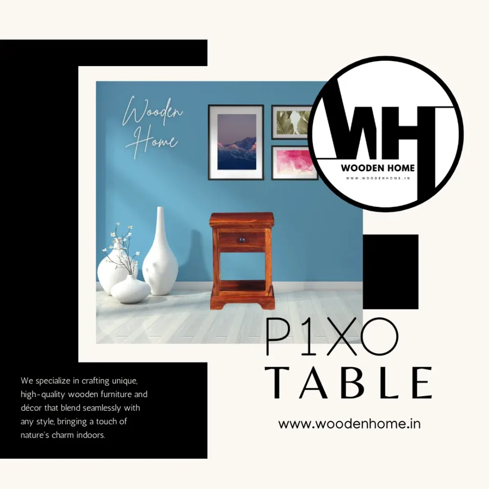 Sheesham  Bed Side Table By Wooden Home