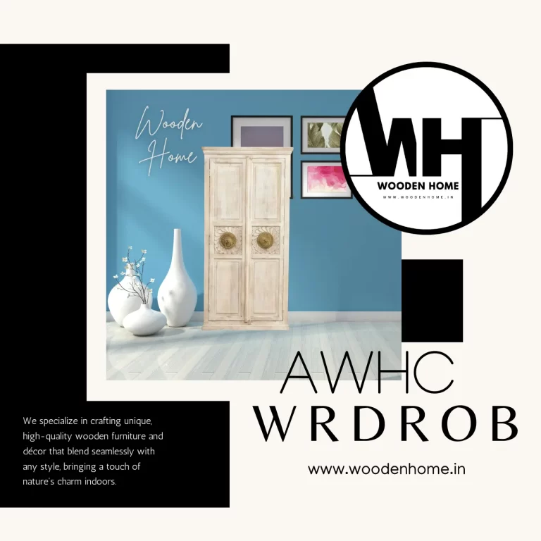 Wood Carving AWHC Wardrobe By Wooden Home