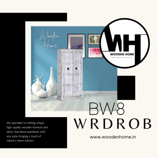 Wood Carving BW8 Wrodrobe By Wooden Home