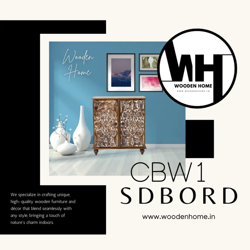 Wood Carving CBW1 Sideboard By Wooden Home