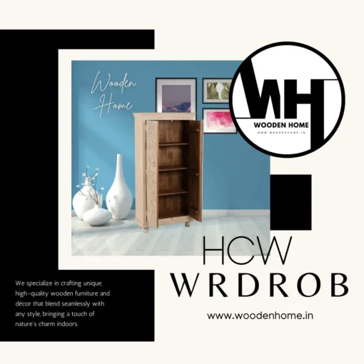 Wood Carving HCW Wardrobe By Wooden Home