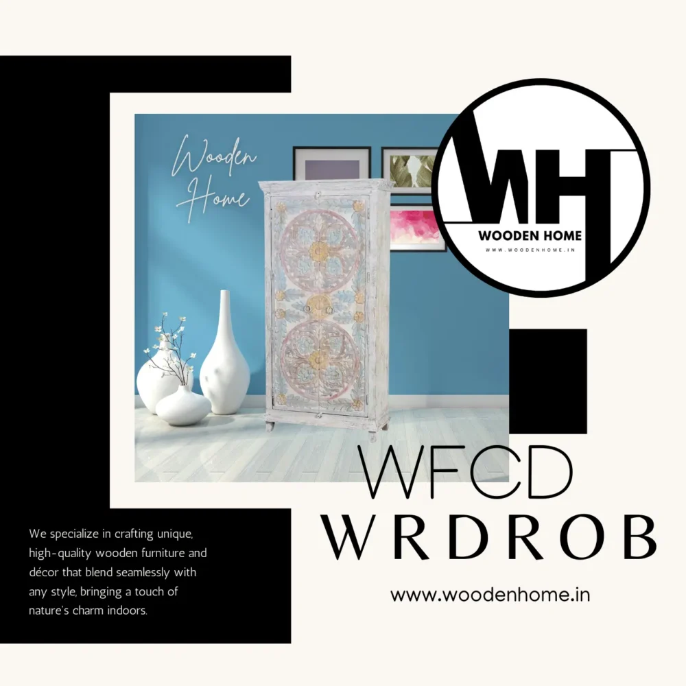 Wood Carving WFCD Wardrobe By Wooden Home