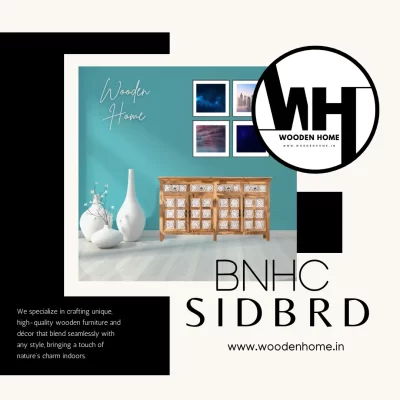 Beautiful Natural Hand Carving Sideboard