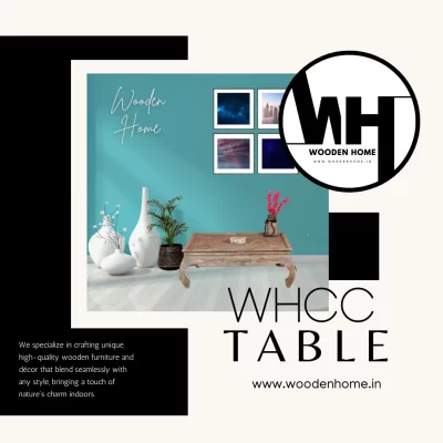 Wooden Hand Carved Coffee Table