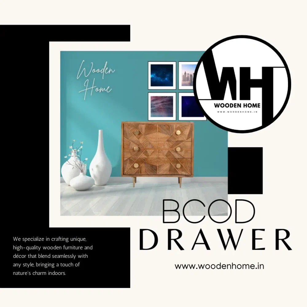 Brown Chest of Drawer By Wooden Home