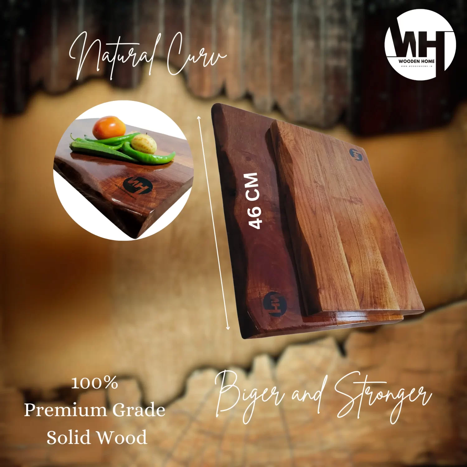 Wooden Home Copy Of Knife Blade Undamaged