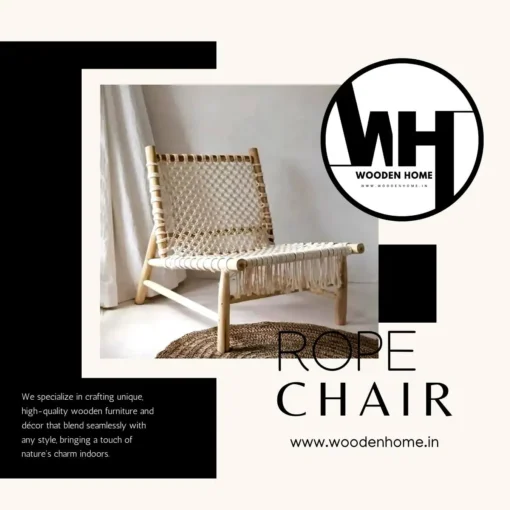 Rope Chair By Wooden Home